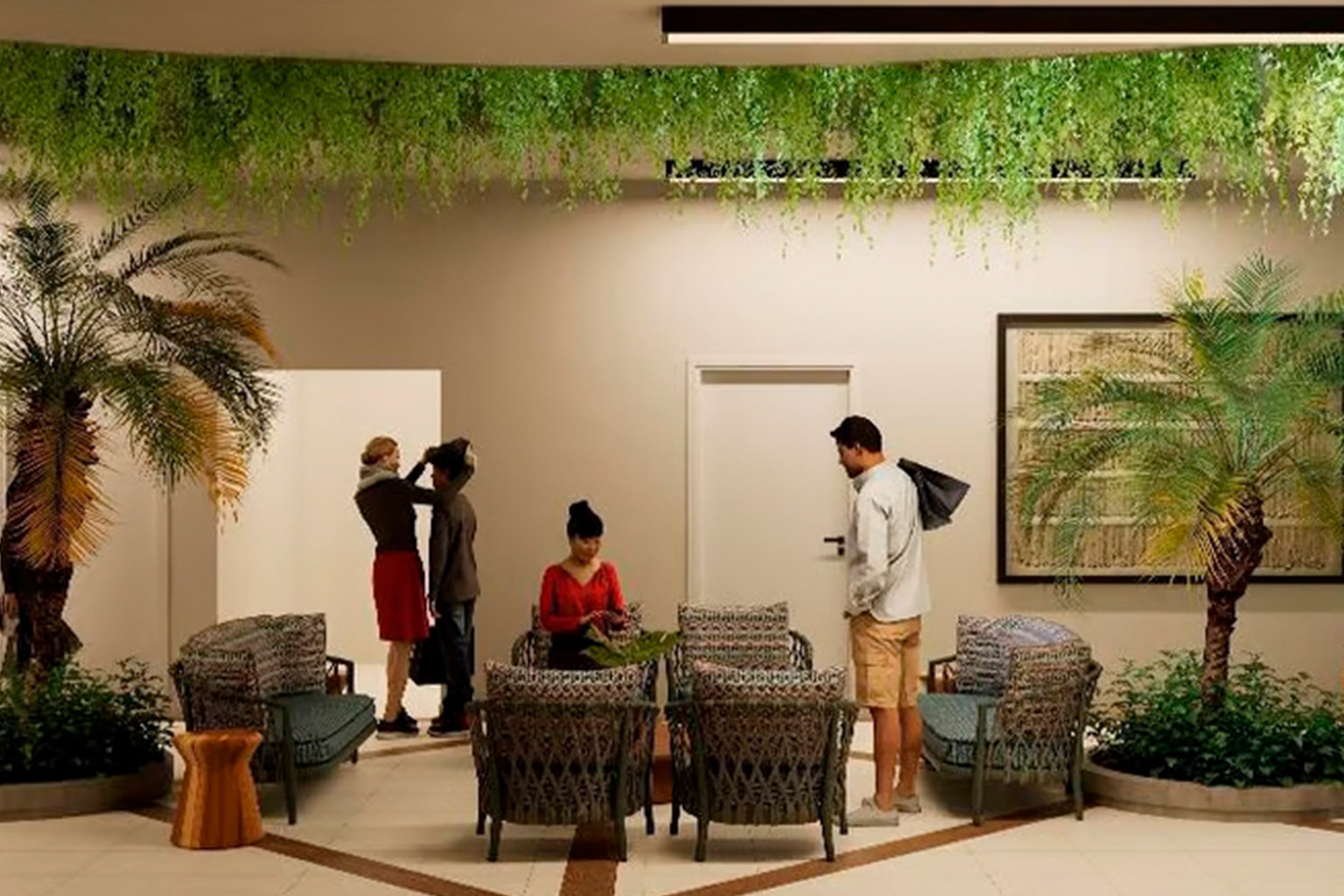 Sala da Casa de Repouso Vila Serenitá