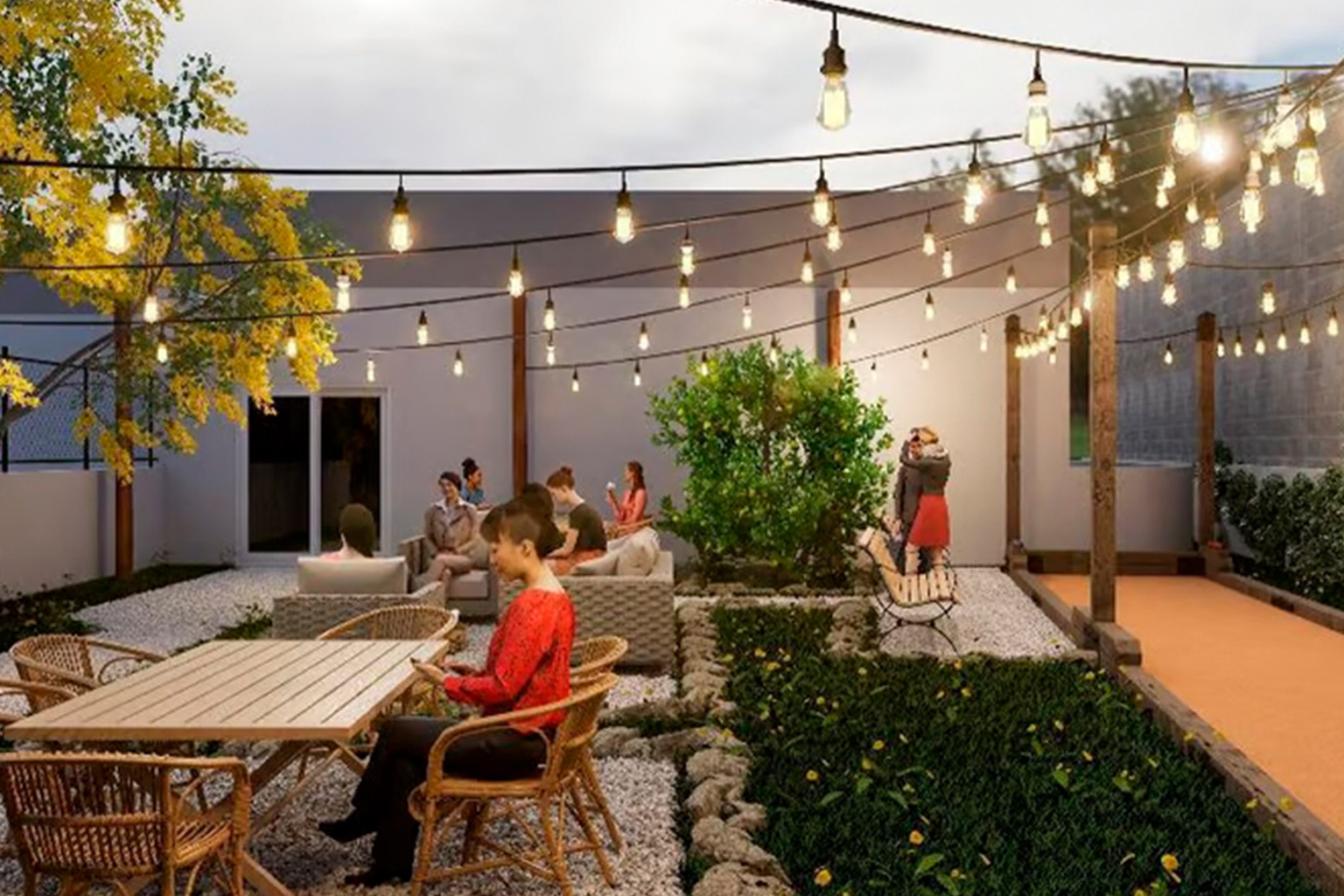 Salão da Casa de Repouso Vila Serenitá